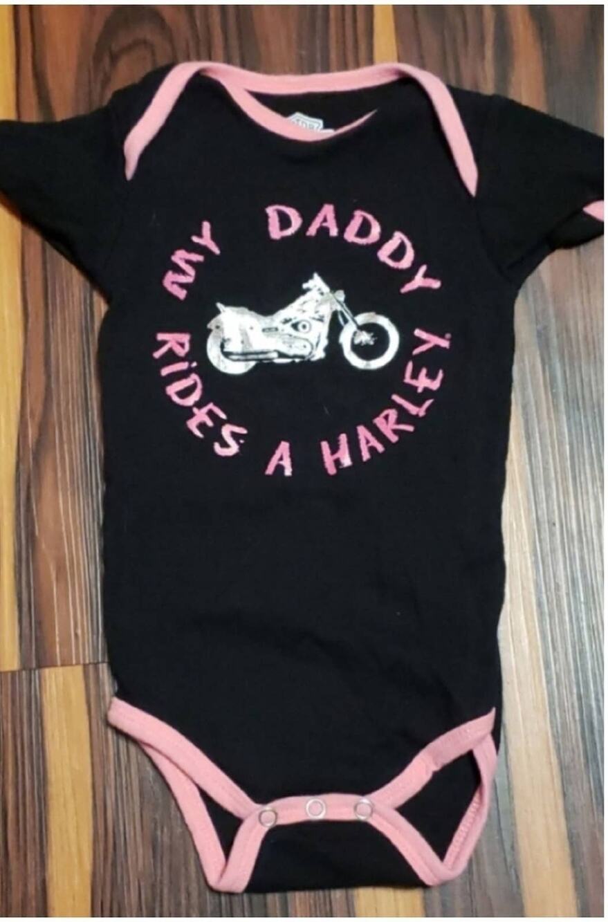 Harley Davidson Onesie 18M